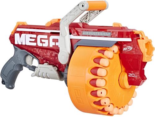 Hasbro Megalodon Nerf N-Strike Mega Blaster mit 20 Nerf Mega Whistler Darts