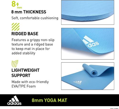 adidas Yoga-Matte - BLUE 8mm