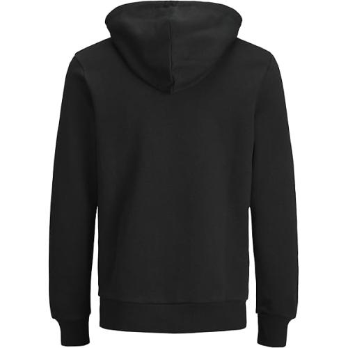 JACK & JONES Male Kapuzenpullover Logo Kapuzenpullover BLACK - L