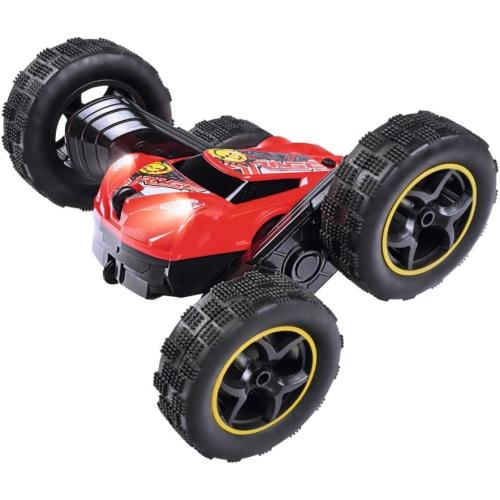 Dickie Toys - RC Tumbling Flippy, ferngesteuertes Spielzeugauto, Rotations und Flip Funktion ROT-SCHWARZ