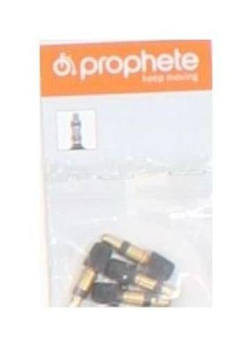 Prophete Ventile Patentventile, schwarz/silber, L, 5104 