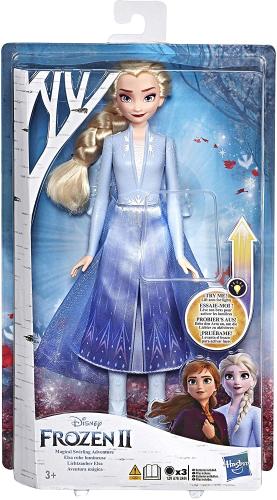 Hasbro E7000ES0 Disney Die Eiskönigin 2 Lichtzauber ELSA, aufleuchtende Modepuppe