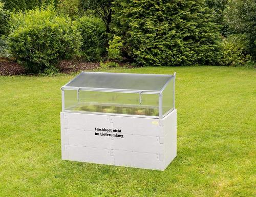 GardenStar JUWEL Thermo-Frühbeet ca. 130 x 60 cm hoch 40/30 cm