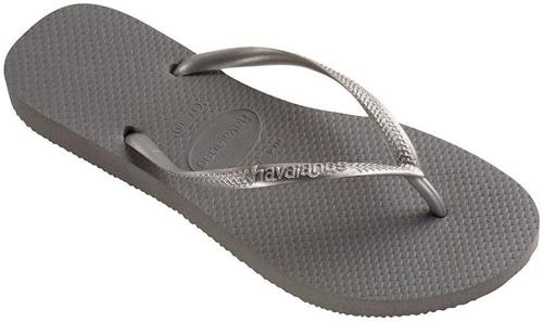 Havaianas Damen Slim Flip flops, Stahlgrau 33/34 EU
