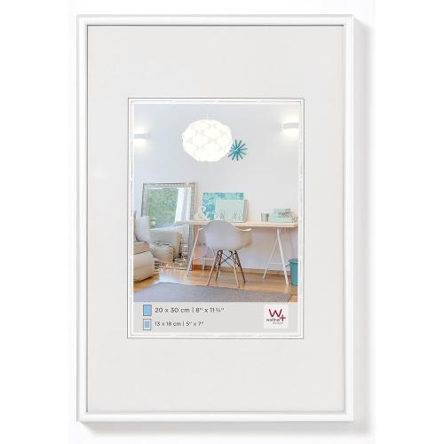 walther design KV426W New Lifestyle Kunststoff Bilderrahmen, 42x59,4 cm DIN A2, weiss