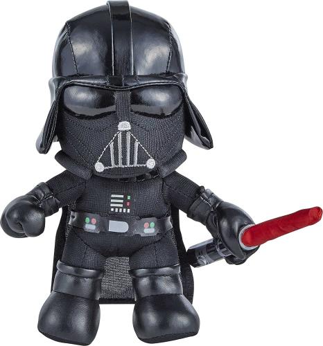 Disney Star Wars GXB31 - Darth Vader Plüschfigur (ca. 19 cm) mit aufleuchtendem Lichtschwert