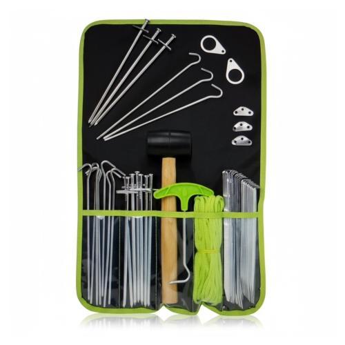 Preview: Trekstone ZELT ZUBEHÖR-SET 49 Teile für Camping- & Outdooraktivitäten, Inkl. praktischem Rollbeutel