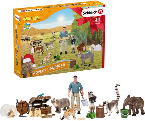 SCHLEICH Spielset - Adventskalender Wild Life, Mix
