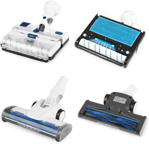 Preview: CLEANmaxx Akku-Reinigungssystem Nass & Trocken - 3 in 1 Reinigungssystem - Zyklon Technologie, Akkubetrieb, Beutellos mit integriertem HEPA-Filter [Weiss]