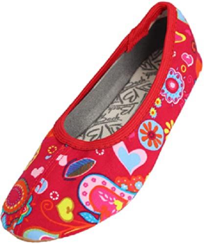 Beck Mädchen Fantasy Gymnastikschuhe, Rot (07), 33