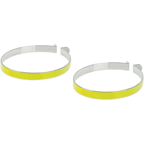 M-Wave Illu Pantclamps N Hosenklammer, aus Stahl, Neongelb, gelb
