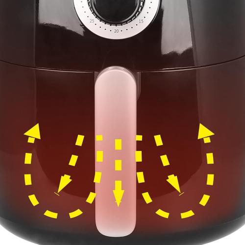 Emerio AF-125770 SmartFryer AirFryer Heißluftfritteuse 3.0 Liter 1450 Watt Schwarz