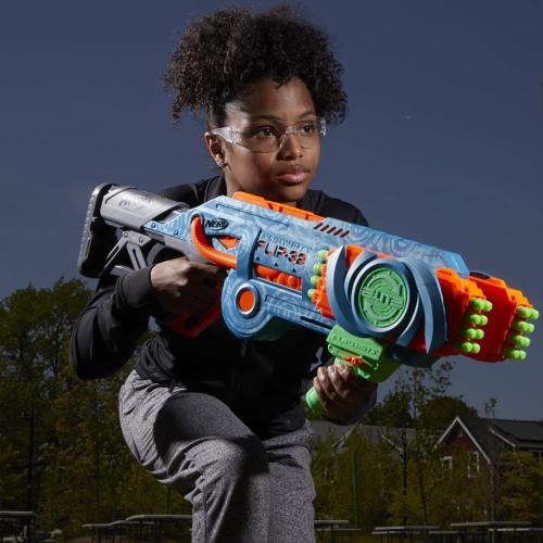 Nerf Elite 2.0 Flipshots Flip-32 Blaster, 32 Dart-Läufe für doppelte Feuerkraft AUSSTELLUNGSSTÜCK