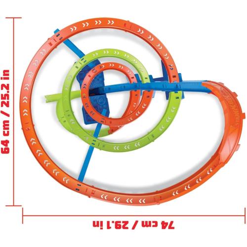 Preview: Hot Wheels HJT51 - Action Crash-Spirale Autorennbahn
