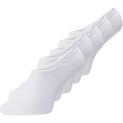 JACK & JONES Herren Jacbasic Multi Short Sock 5 Pack Noos F linge, Weiss Einheitsgröße 41-46 EU