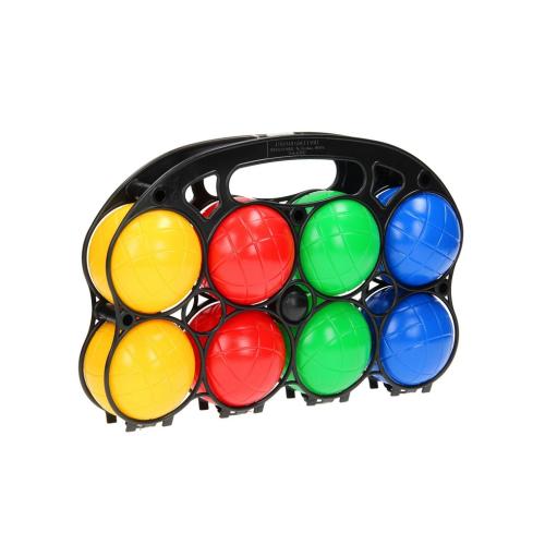 Simba Boccia-Set 7107-0000  Inkl. Tragetasche & 8 Spielbälle bunt -  Mookie Spielzeug Boules Set 