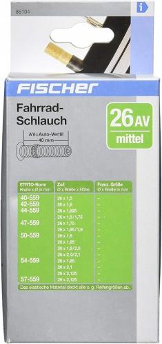 Fischer Fahrradschlauch 26" mittel AV 