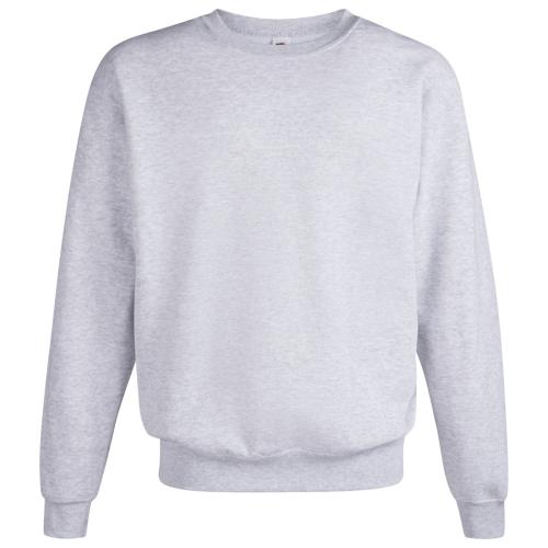 FRUIT OF THE LOOM Classic Herren Sweatshirt Pullover GRAU-MELIERT Größe L