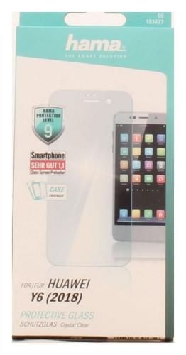 Hama Premium Crystal Glas Displayschutzglas Panzerfolie Huawei Y6 (2018)  
