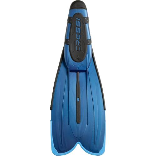 Preview: Cressi Agua - Unisex Premium Flossen Self Adjusting zum Tauchen, Apnoe, Schnorcheln und Schwimmen, Blau (Hellblau), 43/44