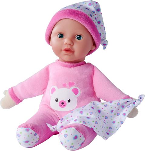 Simba - Laura Nachtlicht, Weichkörperpuppe mit Licht und Melodie, 30 cm