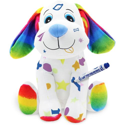 Preview: CRAYOLA - Colour Me Plush, bemalbares Plüschtier mit 3 Filzstiften, Welpen