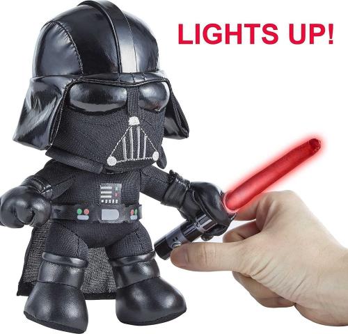 Preview: Disney Star Wars GXB31 - Darth Vader Plüschfigur (ca. 19 cm) mit aufleuchtendem Lichtschwert