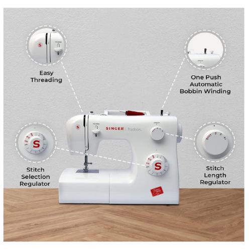 Singer Nähmaschine Tradition 2250 WEISS
