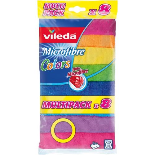  Vileda Mikrofaser Allzwecktuch XXL 8-er Pack 30 x 30 cm 