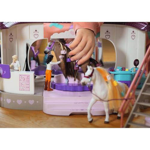 Preview: Schleich® 42588 Horse Club - Sofia's Beauties Pferde Beautysalon mit Stall, 99-teiliges Spielset