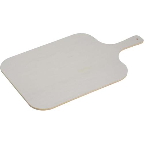 Kesper Flammkuchenbrett mit Tragegriff - Pappelholz 38 x 32 cm Länge mit Griff 52 cm