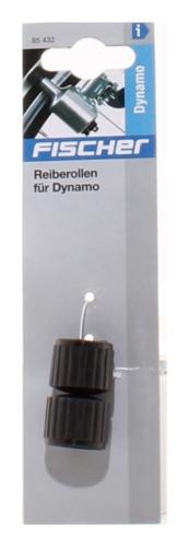 Fischer Dynamoreiberollen, Schwarz, One Size 
