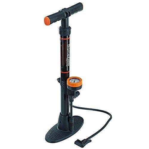 Prophete Stand-Luftpumpe mit Manometer Lnge 560 mmund Duo-Kopf fr alle Ventile 