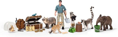 SCHLEICH Spielset - Adventskalender Wild Life, Mix