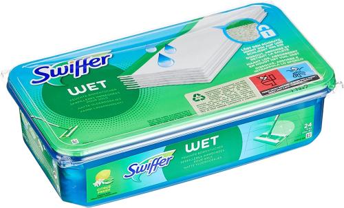 3 x Swiffer WET Bodenwischer FEUCHTE Bodentücher Nachfüllpack mit frischem Zitrusduft 24 St.