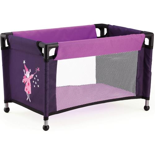 Preview: Bayer Design 15012B - Kombi-Puppenwagen Grande Mega-Set mit Reisebett und viel Zubehör, lila, 46cm-75cm