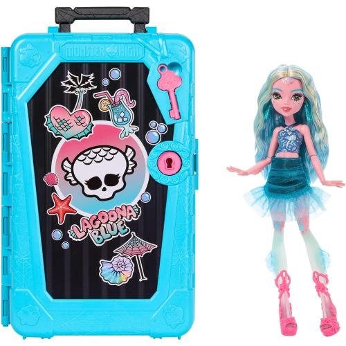 Monster High JDR51 - Verborgene Schätze Oase - LAGOONA BLUE - Puppe und Zubehörteile
