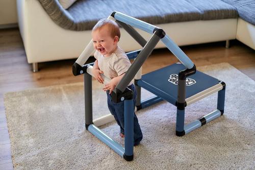 Quadro Beginner Home - Klettergerüst und Lernturm für drinnen und draußen |Ab 6 Monaten bis 2 Jahren (PETROL) AUSSTELLUNGSSTÜCK