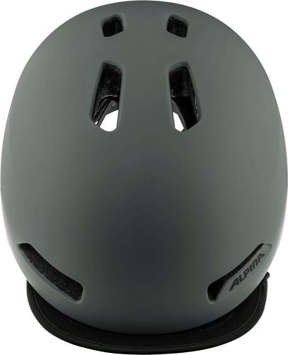 ALPINA Unisex - Erwachsene, BROOKLYN Fahrradhelm, coffee-grey matt, 57-62 cm