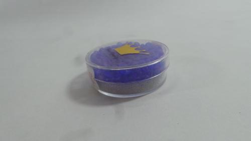 KnorrPrandell 2.5 x 5 mm Transparent Duo Beads, Dark Blue Neu!