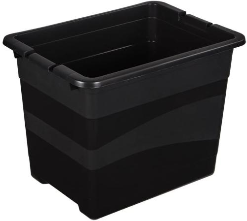 keeeper Transportbehälter mit Deckel und Schiebeverschluss, 39,5 x 29,5 x 30 cm, 24 l, Eckhart REAL