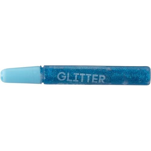 folia 574 - Glitter Glue, Klebestifte mit Glitzer, 10 Stifte sortiert in 10 Farben