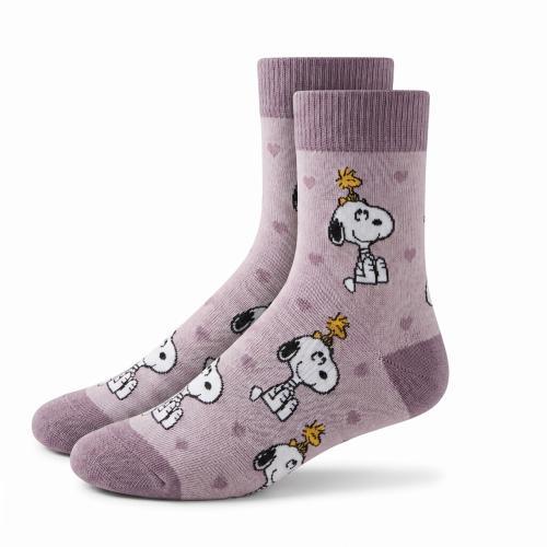 Preview: PEANUTS 1 Paar Damen ZAUBERSOCKEN Rosa 37-41 