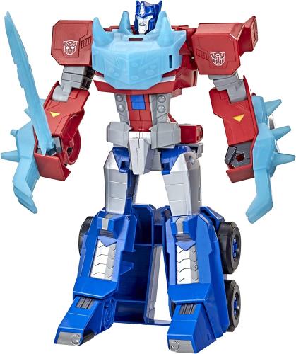 Transformers Spielzeug Bumblebee Cyberverse Adventures Roll N’ Change OPTIMUS PRIME Figur, 25 cm
