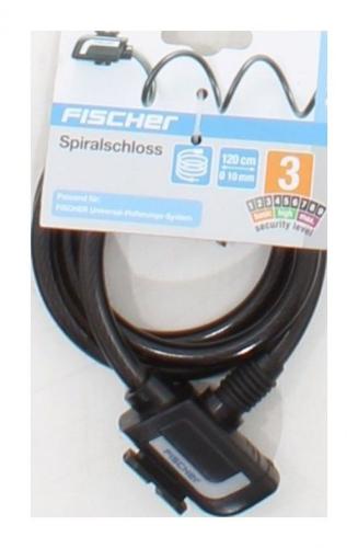 Fischer Spiralschloss, Lnge 120cm, Durchmesser 10mm, Schwarz 