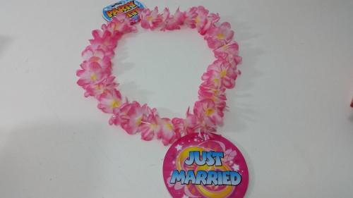 Hawaii-Kette "Just Married" Junggesellenabschied 