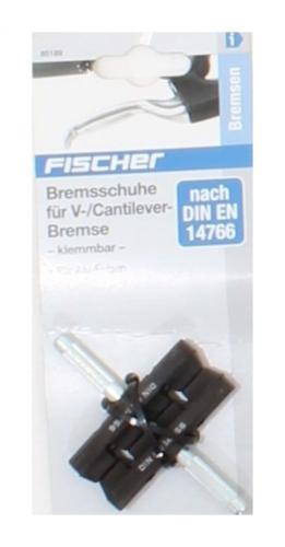 Fischer Keramik V-Bremsschuhe, Schwarz, One Size 