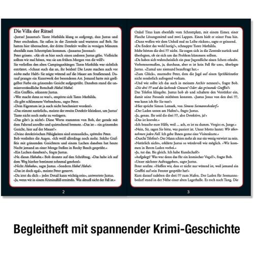 KOSMOS 697976 Krimi Puzzle Die drei ??? Die Villa der Rätsel, 300 Teile
