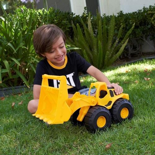 Preview: CAT 82033 Radlader Kipper Spiel-Baufahrzeug Freilauf 38 cm