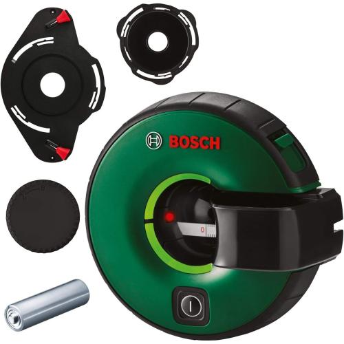 Bosch 2-in-1 Linienlaser Atino mit integriertem Maßband (horizontales oder vertikales Ausrichten dank einfacher Befestigung auf rauen und glatten Oberflächen)